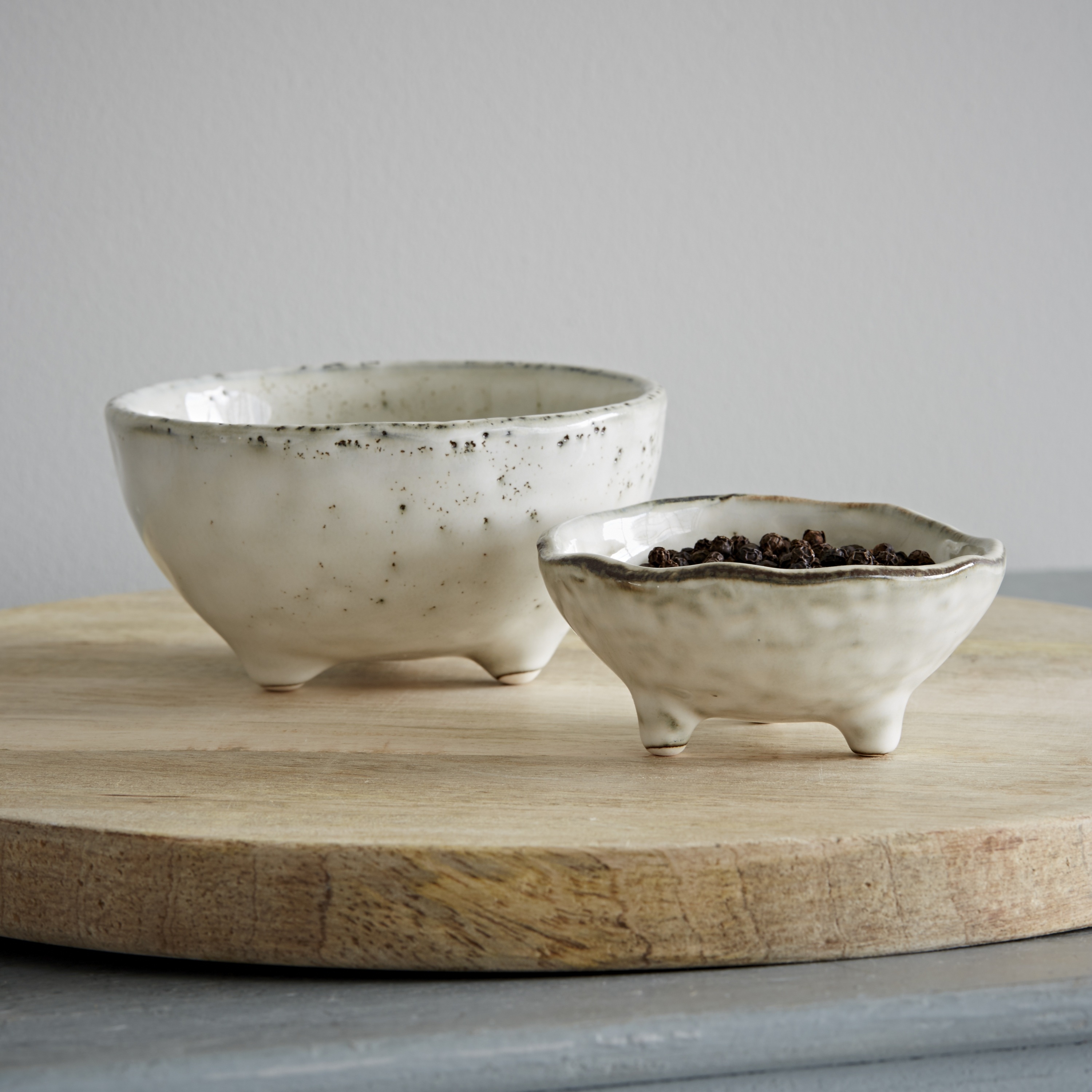 Broste Nordic Sand Dipping Bowls Barley Sugar